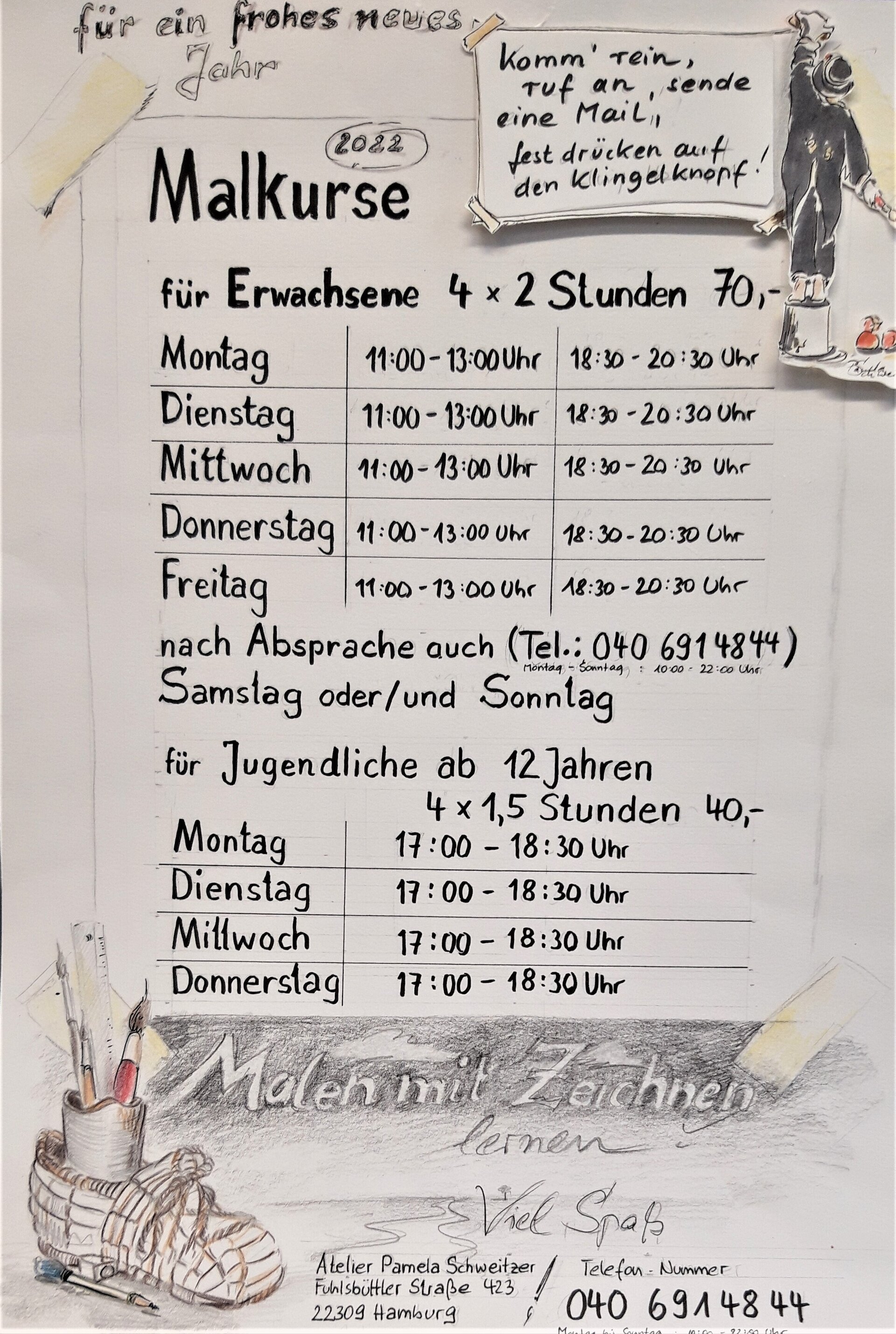 Malkurse Zeiten Malkurse Zeiten