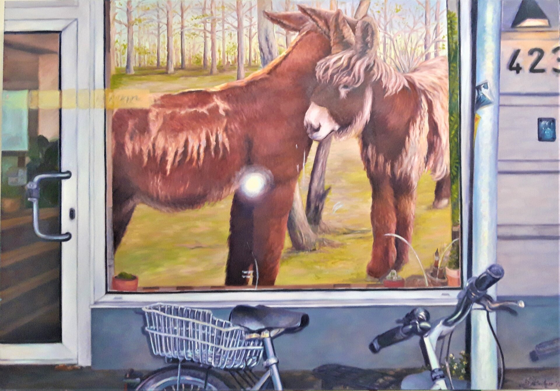 Im Fenster vom Atelier Im Fenster vom Atelier